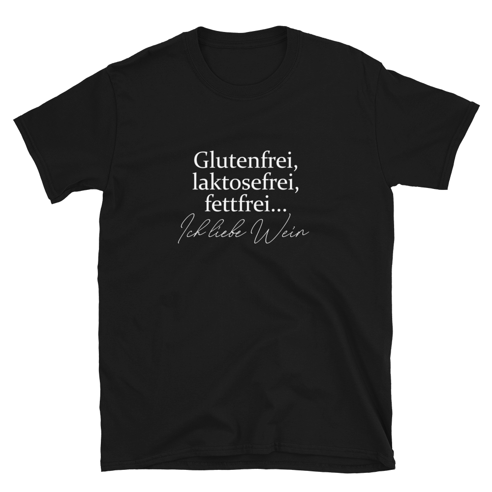 Glutenfrei laktosefrei fettfrei T Shirt Herren TheWineClique